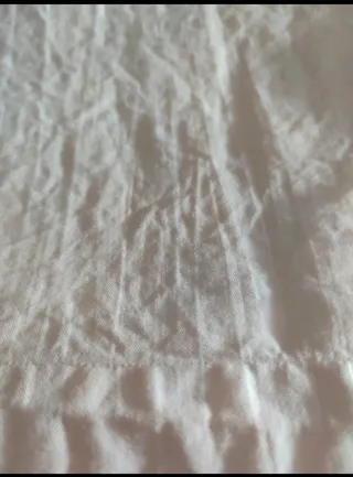 Lenzuolo matrimoniale piano misto lino bianco