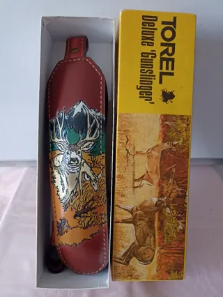 Correa porta fusil de piel Torel made in USA