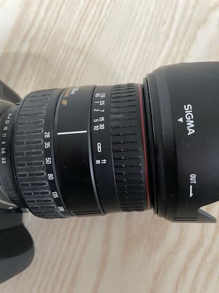 Cámara Pentax MZ-7 + Sigma 28-200