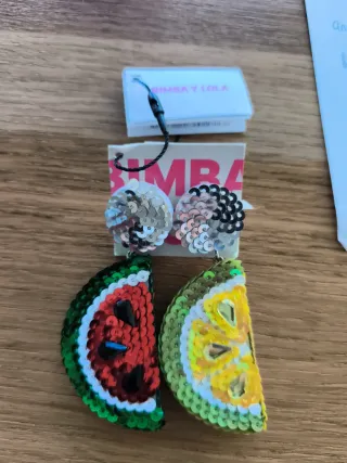 Pendientes Bimba y Lola Frutas
