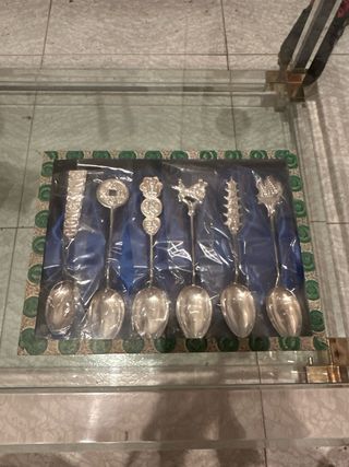 Juego 6 Cucharillas Decorativas