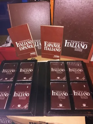 Curso de Italiano Libros y Cassettes completo