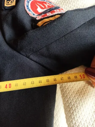 Chaqueta bombero + corneta dorada