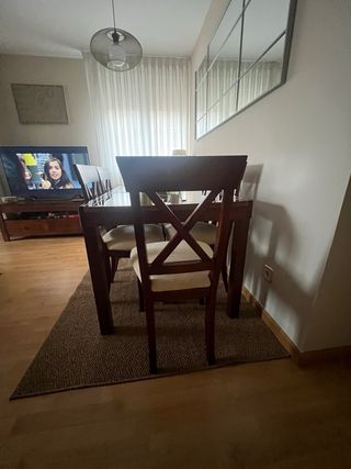 Juego 6 Sillas Comedor Madera