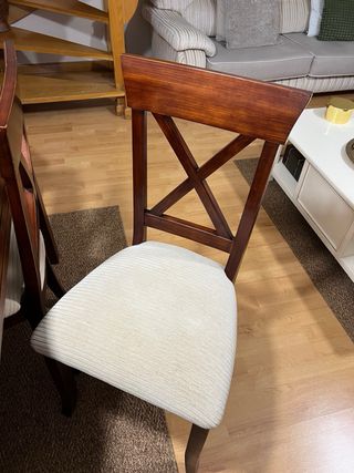 Juego 6 Sillas Comedor Madera