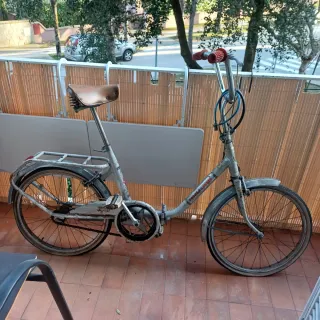 Bicicleta plegable antigua