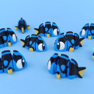 Conjunto Peixinhos Articulados com Aquário