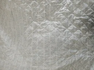 Colcha bouti guateada reversible – Días semana