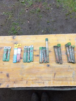 Lote de brocas para hormigón