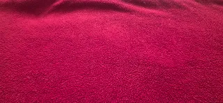 Manta burdeos de tacto suave