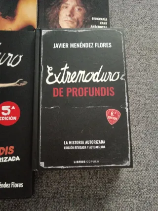 LOTE LIBROS EXTREMODURO Y ROBE INIESTA