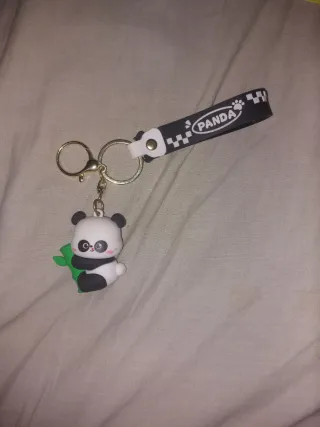 Portachiavi Panda con Laccetto