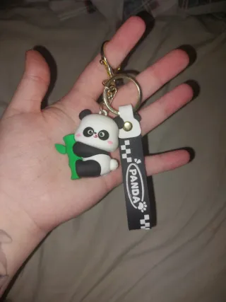 Portachiavi Panda con Laccetto
