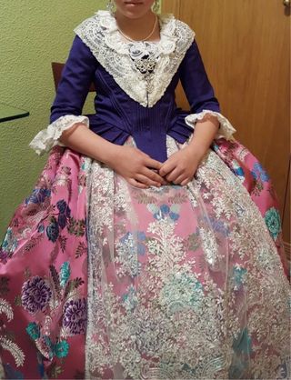Traje Fallera Niña 10-14 Años