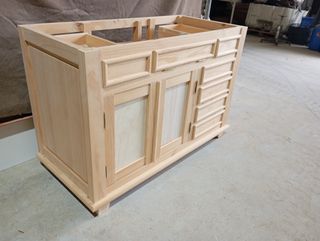 Mueble de baño pino macizo 120cm