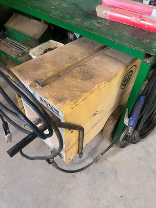 Soldadora industrial con ventilador