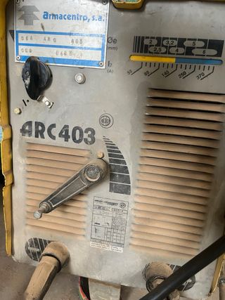 Soldadora industrial con ventilador