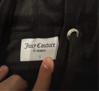 Felpa Juicy Couture nera con strass Originale