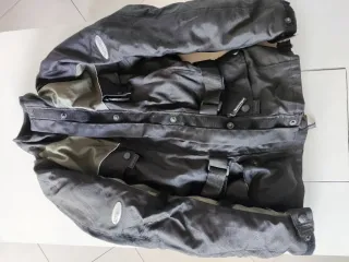 Chaqueta Moto con Protecciones y Forro de Mujer