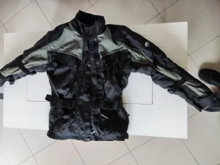 Chaqueta Moto con Protecciones y Forro de Mujer