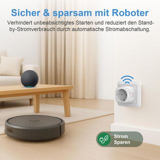 SURFOU Enchufe Inteligente WiFi 2.4GHz, Smart Plug