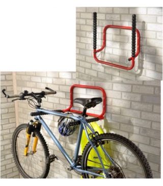 Soporte Pared Bicicleta Mottez Rojo