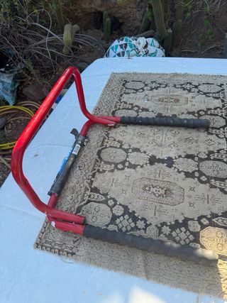 Soporte Pared Bicicleta Mottez Rojo