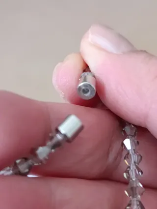 Conjunto Vintage Gargantilla y Anillo Cristal