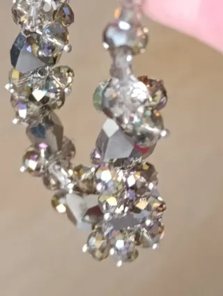 Conjunto Vintage Gargantilla y Anillo Cristal