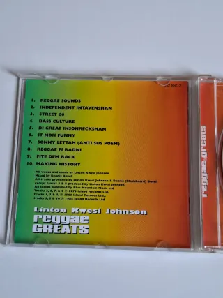 CD Linton Kwesi Johnson - Reggae Greats