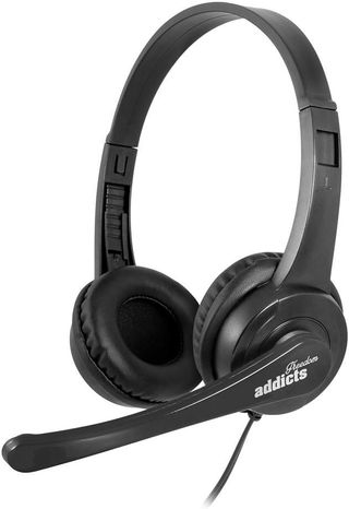 NGS VOX505USB Auricular Estéreo con Micrófono, Con