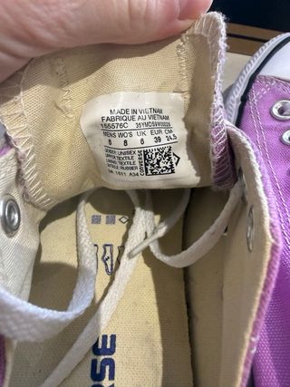 Zapatillas Converse Fucsia Talla 39