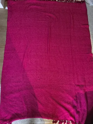 2 Mantas Zara Home Rosa