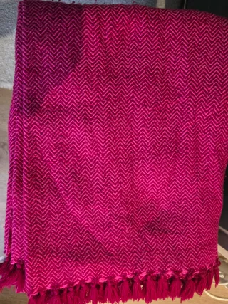 2 Mantas Zara Home Rosa