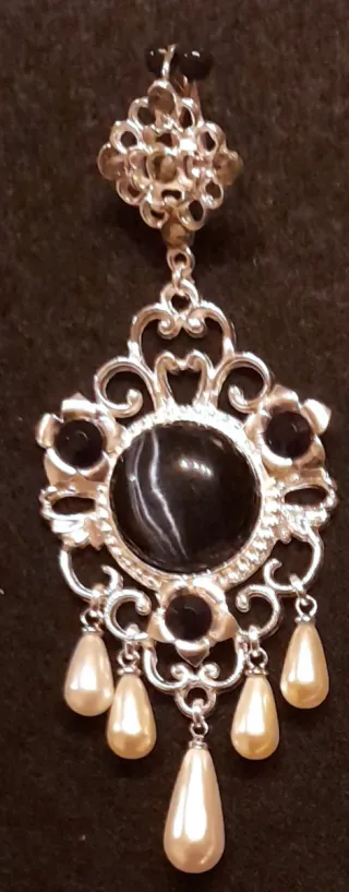 Conjunto Fallero Plata y Negro