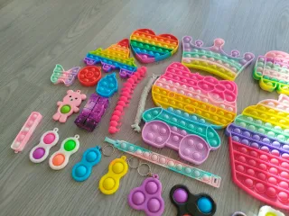Lote de Popits y fidget toys