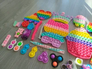 Lote de Popits y fidget toys