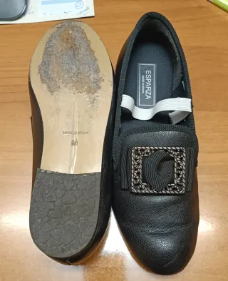 Zapatos Fallero Torrentí Talla 36, hebilla plata