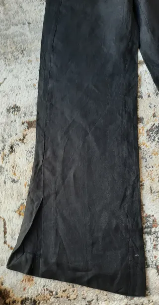 Pantalón ancho negro Massimo Dutti Talla XS