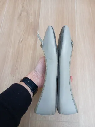 Manoletinas Marypaz grises talla 39