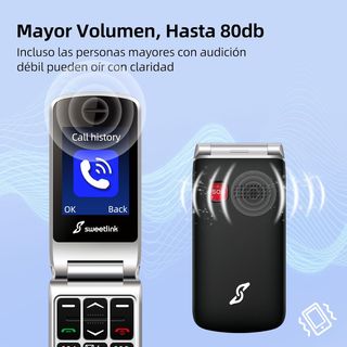 SweetLink F1 Plus Teléfono Móvil para Personas May