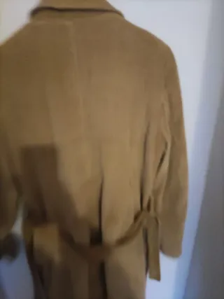 Gabardina de pana beige/marrón