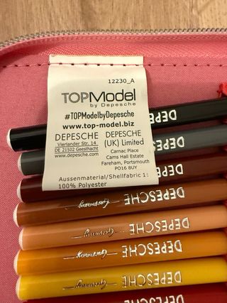 Estuche Triple Top Model Brillante, nuevo