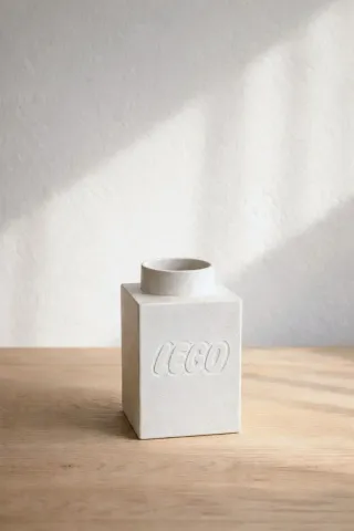 Jarra Lego Botanicals Quadrada Branca