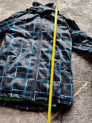 Chaqueta térmica montaña cuadros