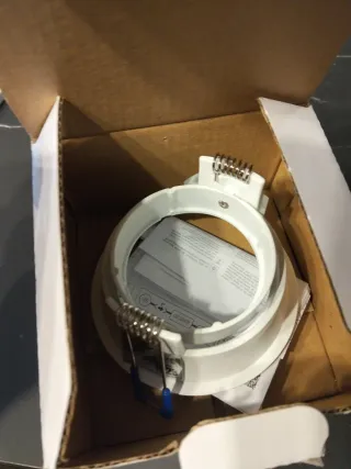 Aro para Foco Empotrable Blanco