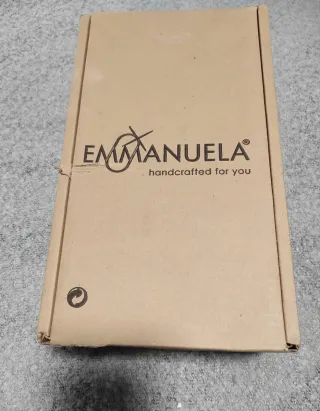 Sandalias Emmanuela Negras Hechas a Mano