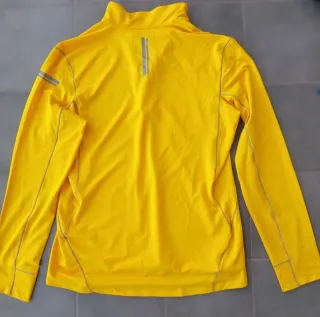 Sudadera Salomon Amarilla Media Cremallera