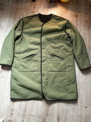 Parka Reversible Zara Man. Verde Oliva