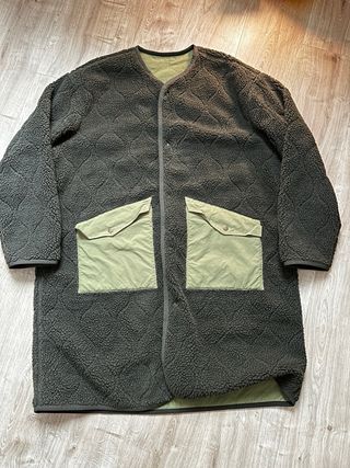 Parka Reversible Zara Man. Verde Oliva